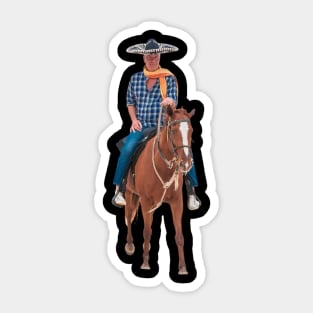 Anthony Bourdain Equestrian Sticker